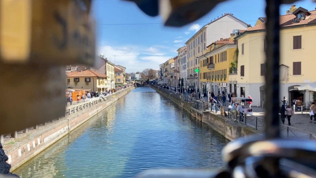 Canal View Historical Apartment Milan Exterior photo